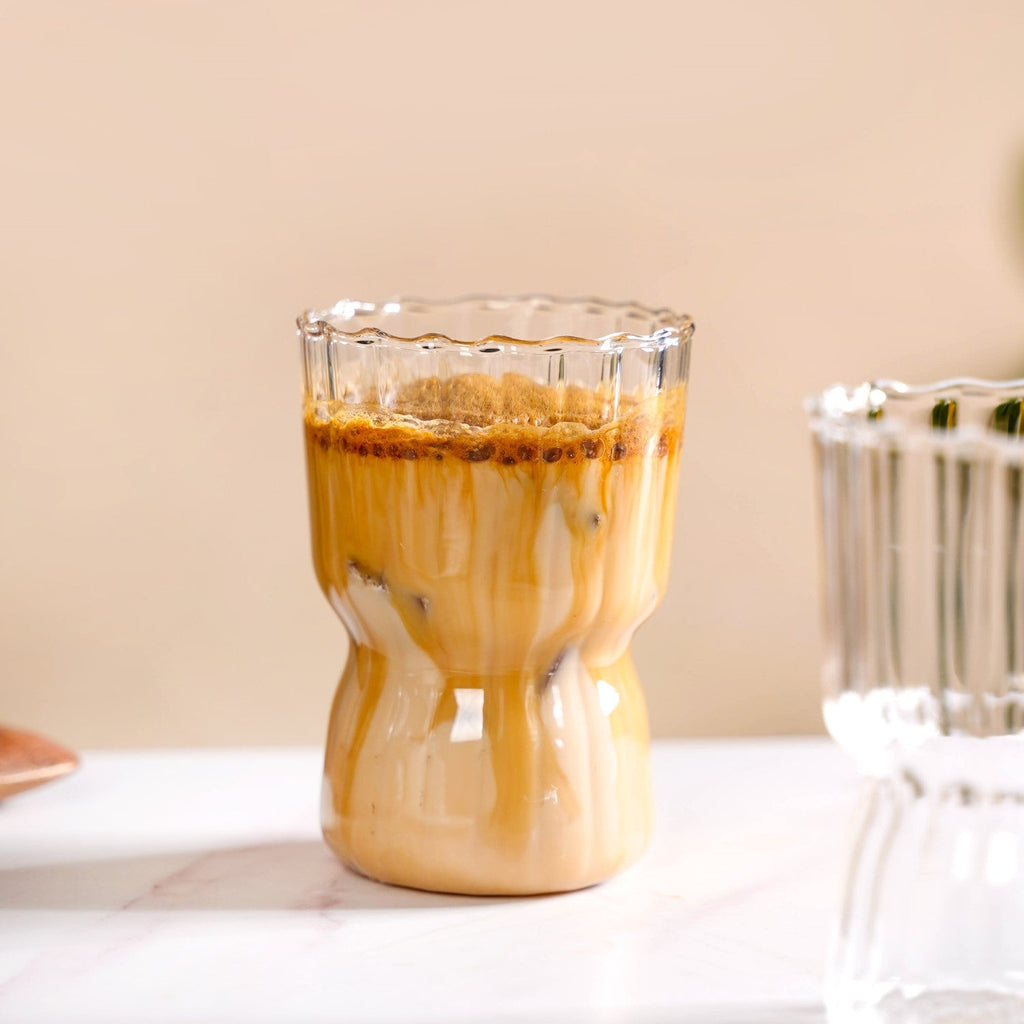 Trending Tiered Glass Tumbler Set Of 2 350ml