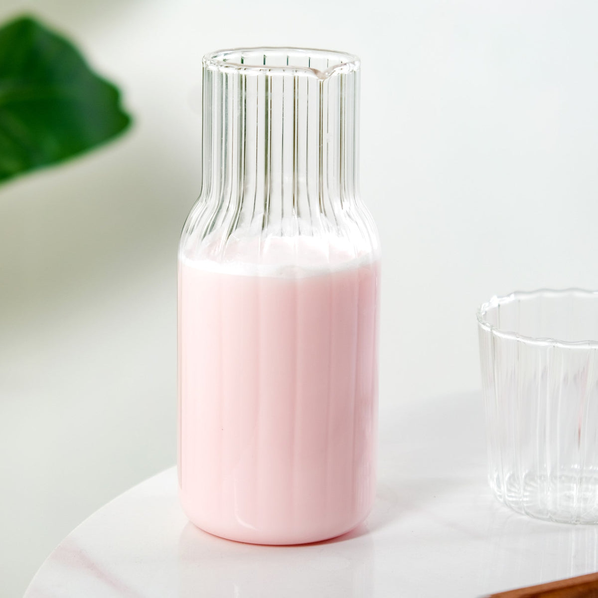 Bedside Glass Carafe With Tumbler