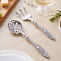 Vintage Serving Spoon And Fork Set Of 2