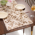 Rustic Foliage Cotton Table Runner 182x40cm