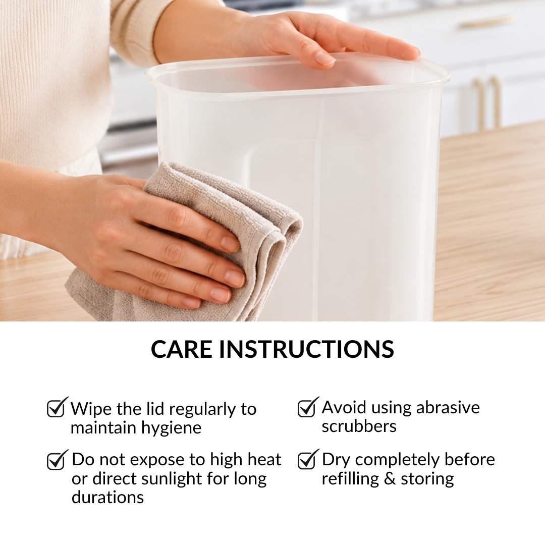 Dual Compartment Airtight Food Storage Container 2500ml