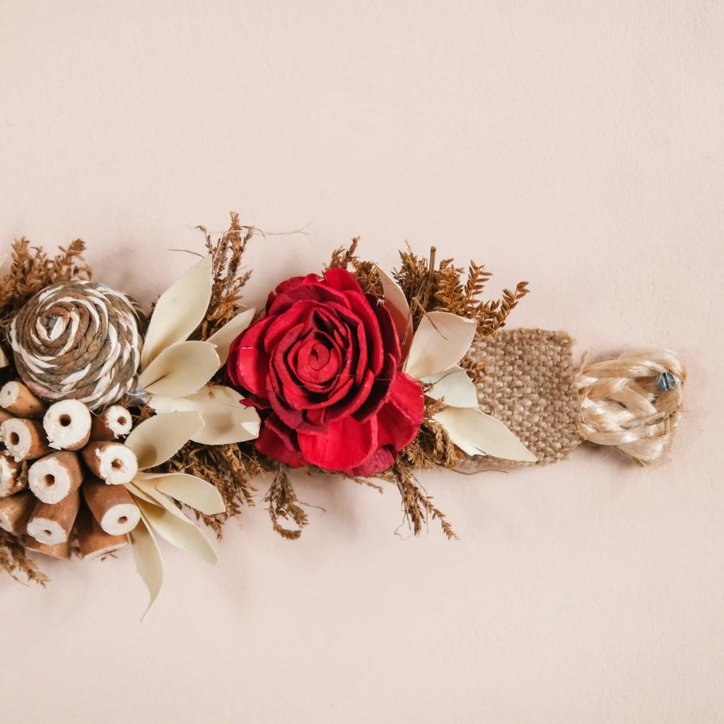 Natural Dried Flowers Door Hanging