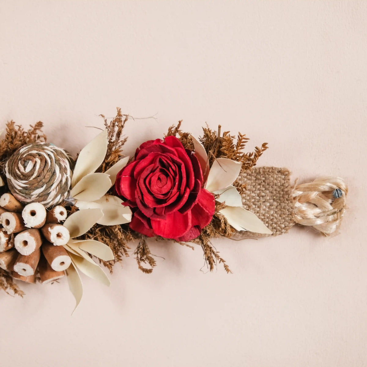 Natural Dried Flowers Door Hanging