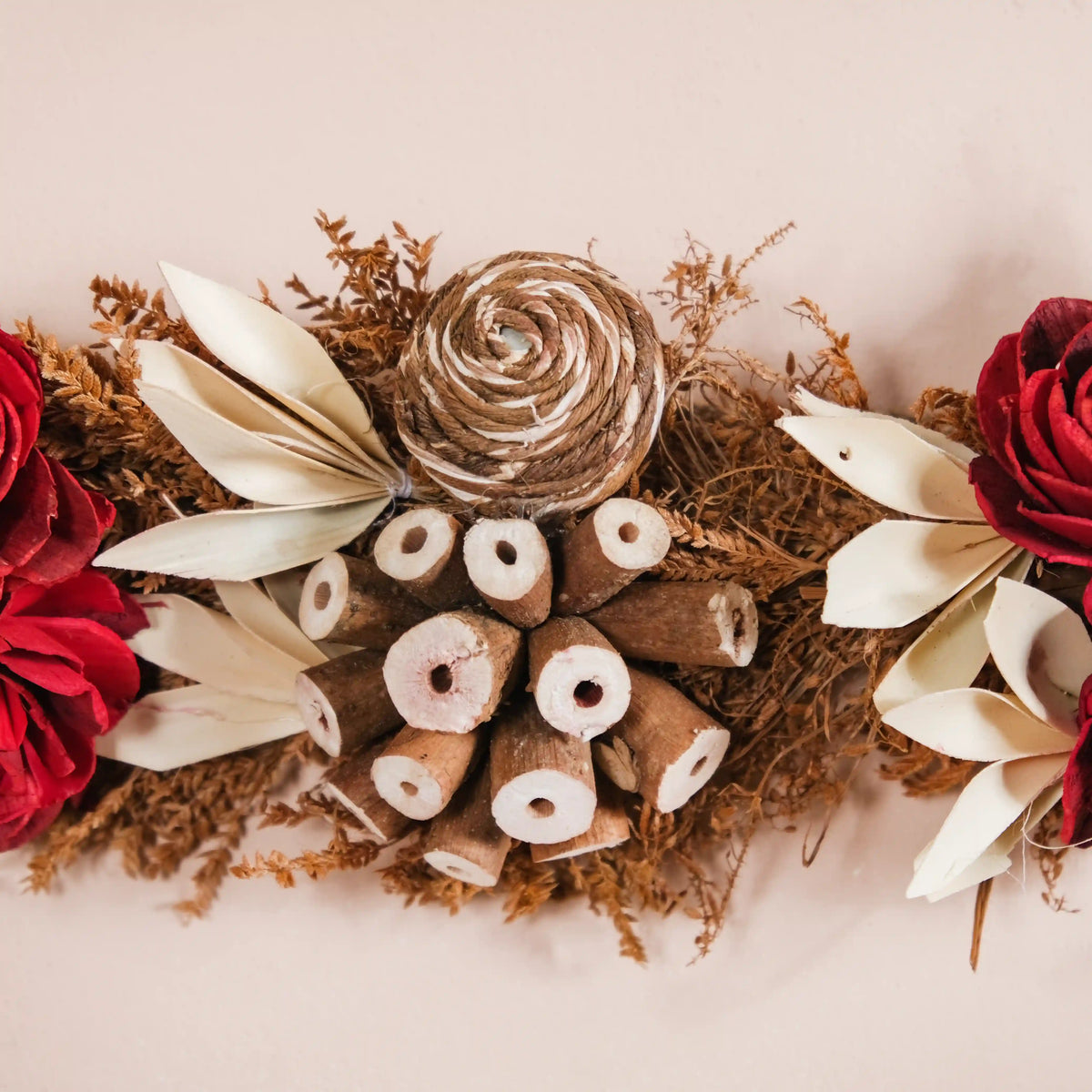 Natural Dried Flowers Door Hanging