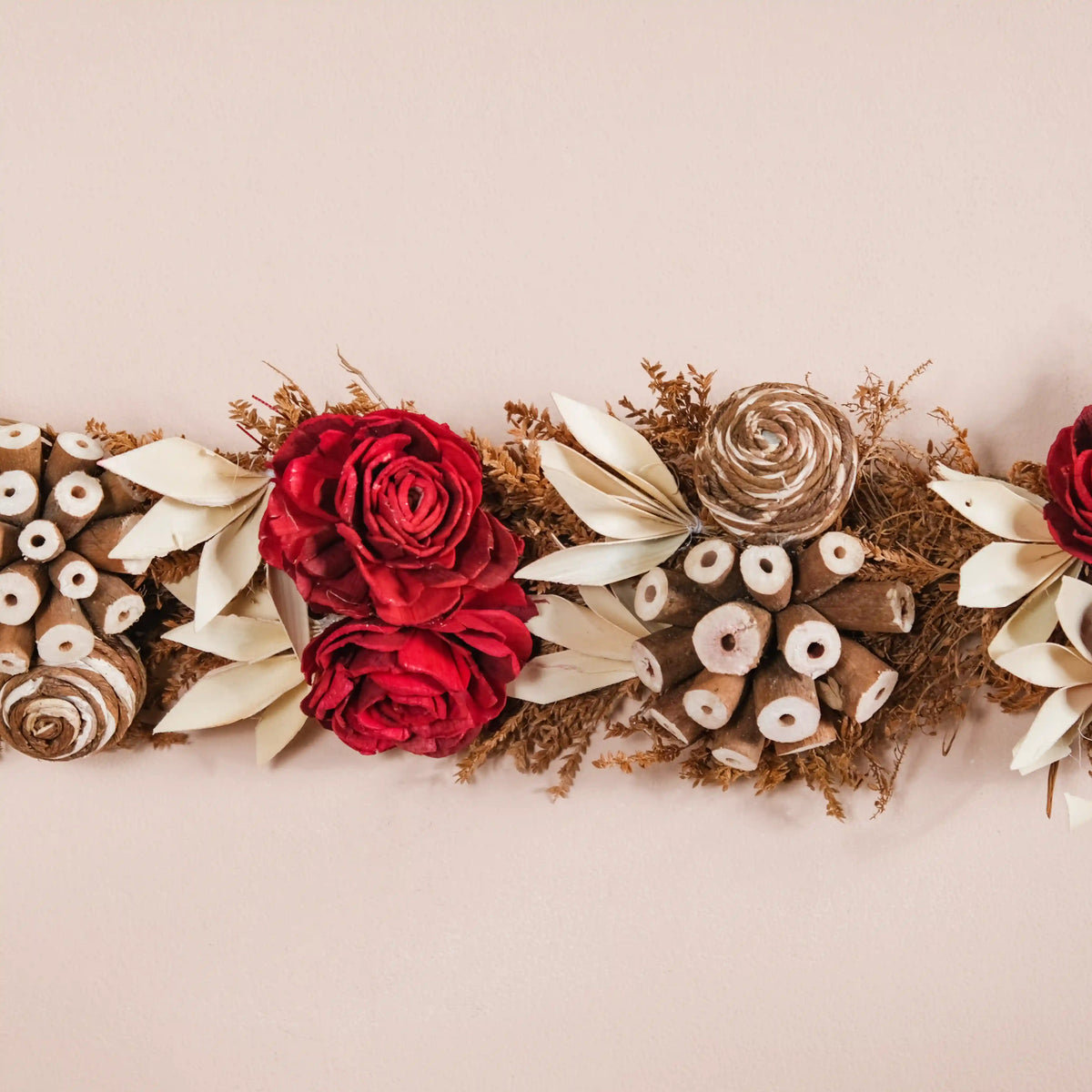Natural Dried Flowers Door Hanging