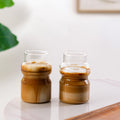 Japanese Style Glass Tumbler Set Of 2 325ml