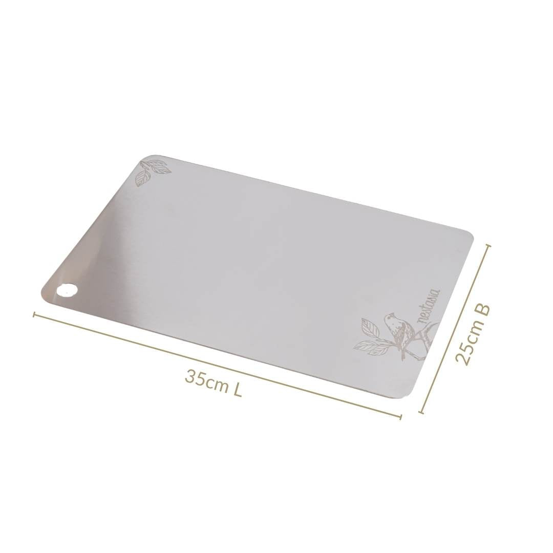 Little Bird Stainless Steel Chopping Board 35x25cm