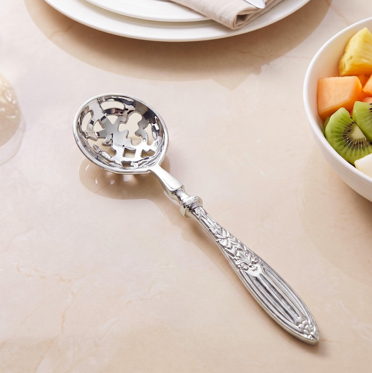 Vintage Serving Spoon And Fork Set Of 2